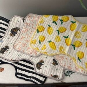 Little Unicorn Muslin Baby Burp Cloths